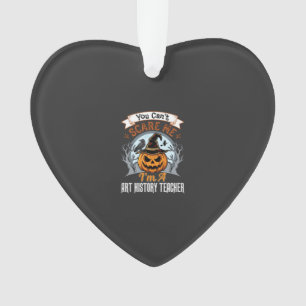 Kürbisdesign für Halloween-Kunstgeschichte-Lehrer Ornament