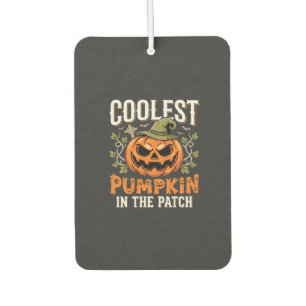 Kürbisdesign Halloween Patch Autolufterfrischer