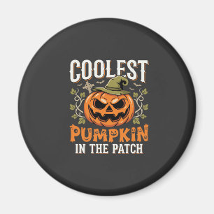 Kürbisdesign Halloween Patch Magnet