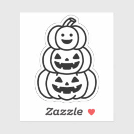 Kürbisdoodle Aufkleber