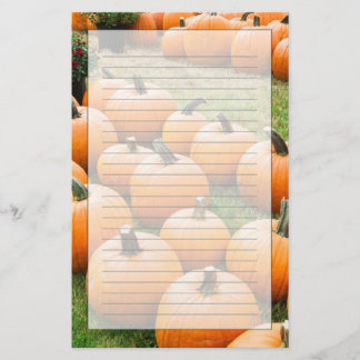 Kürbise für Verkauf am Markt eines Bauern Briefpapier