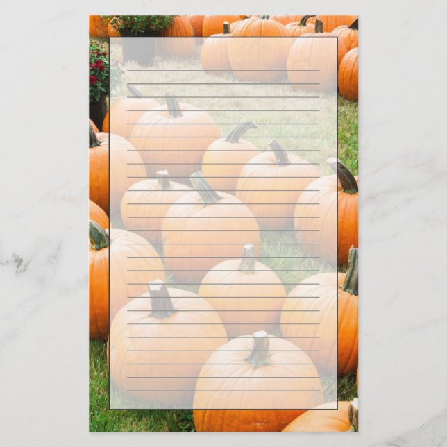 Kürbise für Verkauf am Markt eines Bauern Briefpapier (Vorderseite)