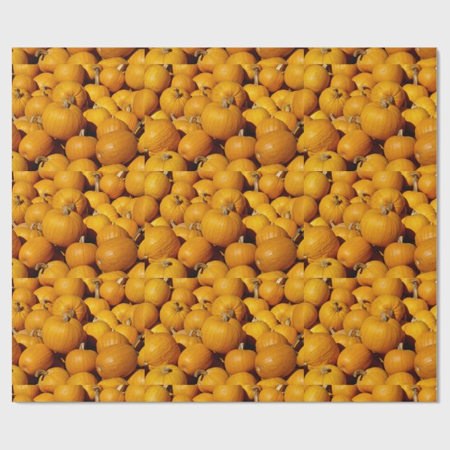 Kürbise Geschenkpapier (Flach)