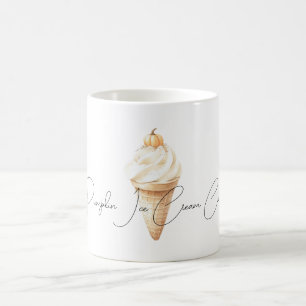 Kürbiseiscremekegel Kaffeetasse