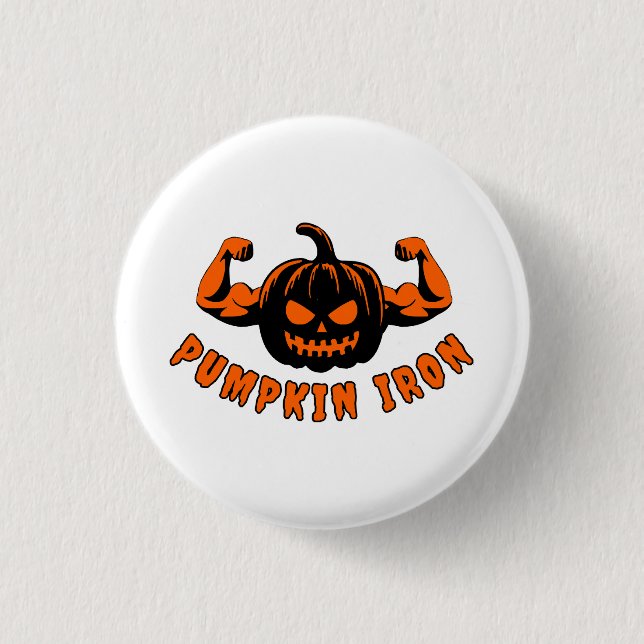 Kürbiseisen Button (Vorderseite)