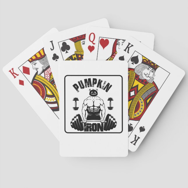 Kürbiseisen Spielkarten (Rückseite)