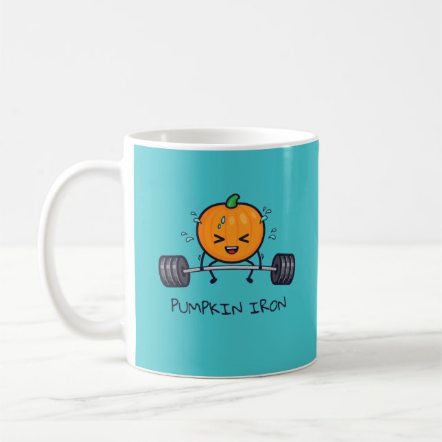 Kürbiseisenpuppe Kaffeetasse (Links)