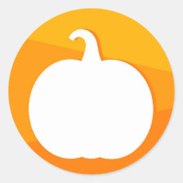 Kürbisetikett für Herbst für Aufkleber