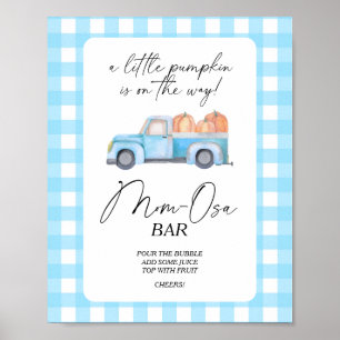 Kürbisfahrzeug \ Momosa Bar Poster