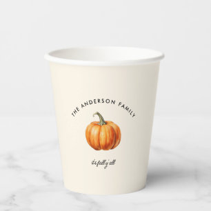 Kürbisfall HerbstWohngestaltung Pappbecher