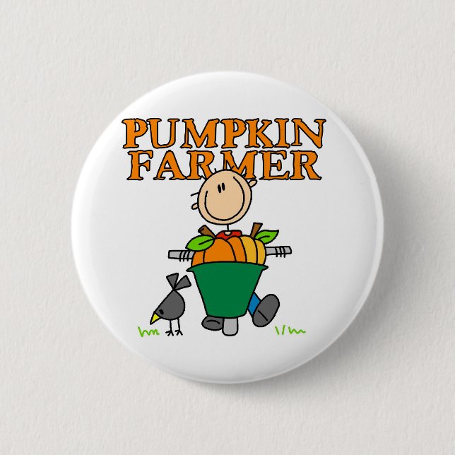 Kürbisfarmer Button (Vorderseite)