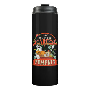 Kürbisfarmer Halloween Thermosbecher