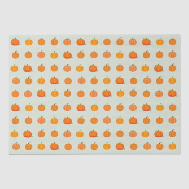 Kürbisfeld Seidenpapier (Vorderseite)