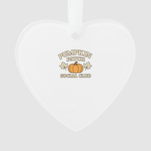 Kürbisfeld-Sozialclub � Gemütliche Herbstästhetik Ornament