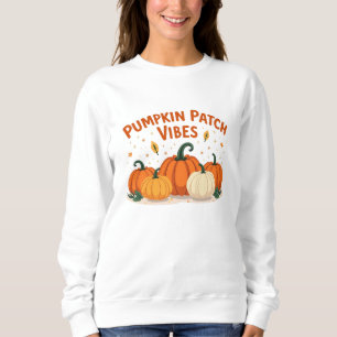 Kürbisfeld Stimmung Sweatshirt