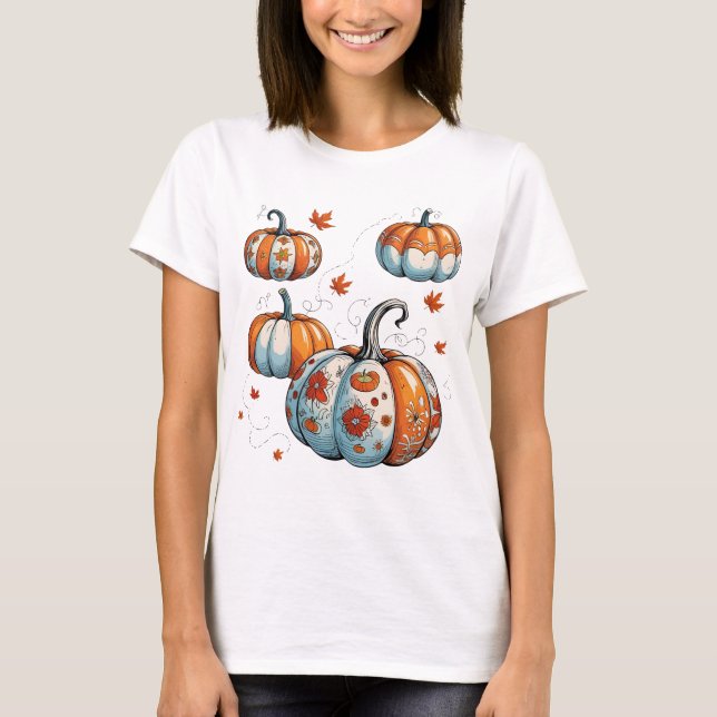 Kürbisfesttage 🎃🍂 T-Shirt (Vorderseite)