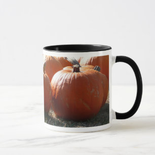 Kürbisfoto für Herbst, Halloween oder Erntedankfes Tasse