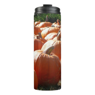 Kürbisfoto für Herbst, Halloween oder Erntedankfes Thermosbecher