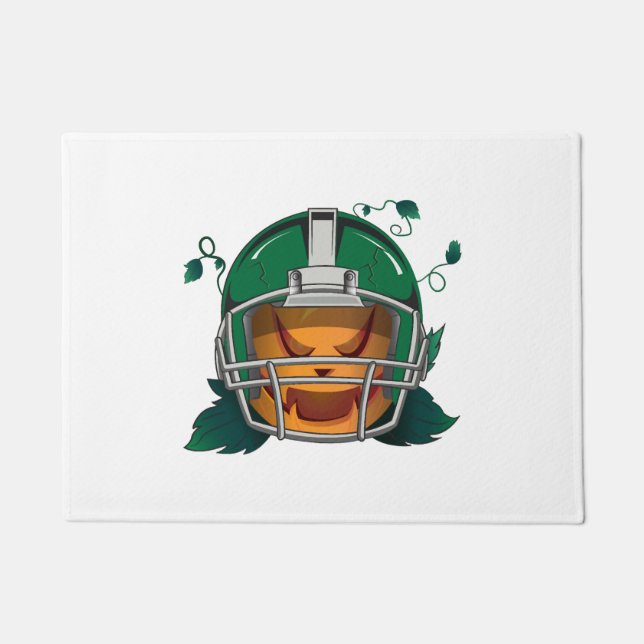 Kürbisfußhalloween Fußmatte (Vorderseite)