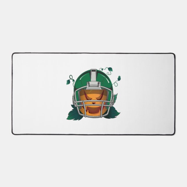 Kürbisfußhalloween Schreibtischunterlage (Vorderseite)