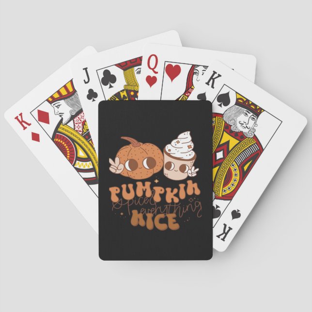 Kürbisgegerbt & alles Nizza Spielkarten (Rückseite)