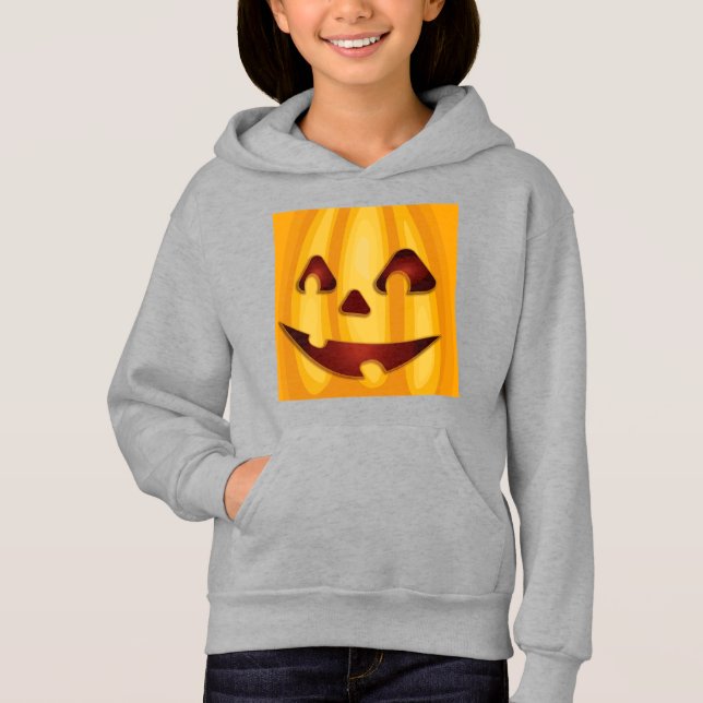 Kürbisgemälde, die Halloween-Design lächeln Hoodie (Vorderseite)