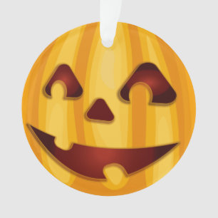Kürbisgemälde, die Halloween-Design lächeln Ornament