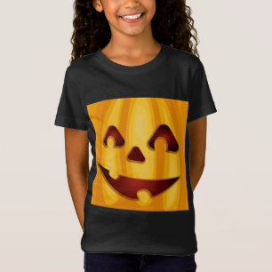 Kürbisgemälde, die Halloween-Design lächeln T-Shirt