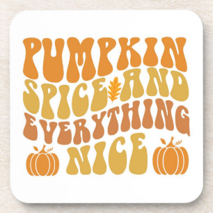 Kürbisgeruch und alles Gute Getränkeuntersetzer