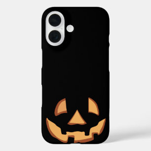 Kürbisgesicht für Halloween iPhone 16 Hülle
