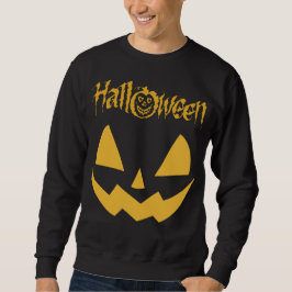 Kürbisgesicht, Halloween Custom Sweatshirt