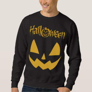 Kürbisgesicht, Halloween Custom Sweatshirt