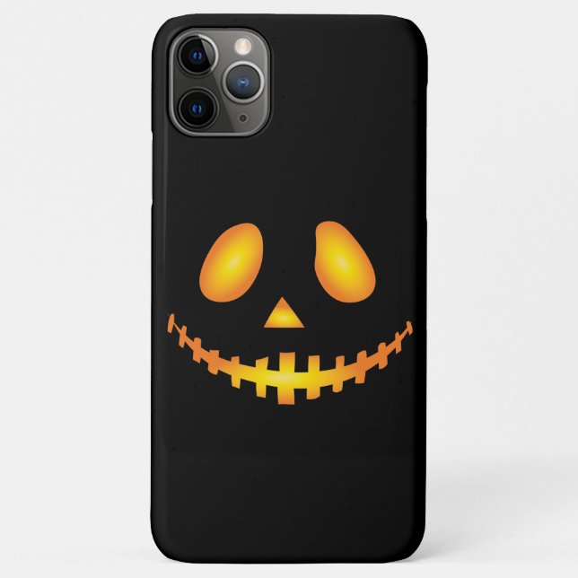 Kürbisgesicht Halloween Kürbislaterne Spooky Case-Mate iPhone Hülle (Rückseite)