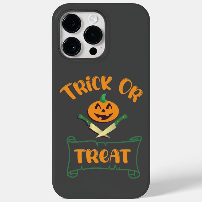 Kürbisgesicht Halloween oder Kreuzknochen probiere Case-Mate iPhone Hülle (Rückseite)