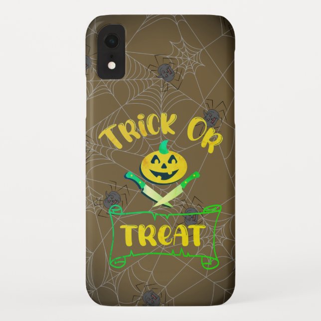Kürbisgesicht Halloween oder Kreuzknochen probiere Case-Mate iPhone Hülle (Rückseite)