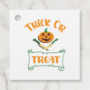 Kürbisgesicht Halloween oder Kreuzknochen probiere Geschenkanhänger