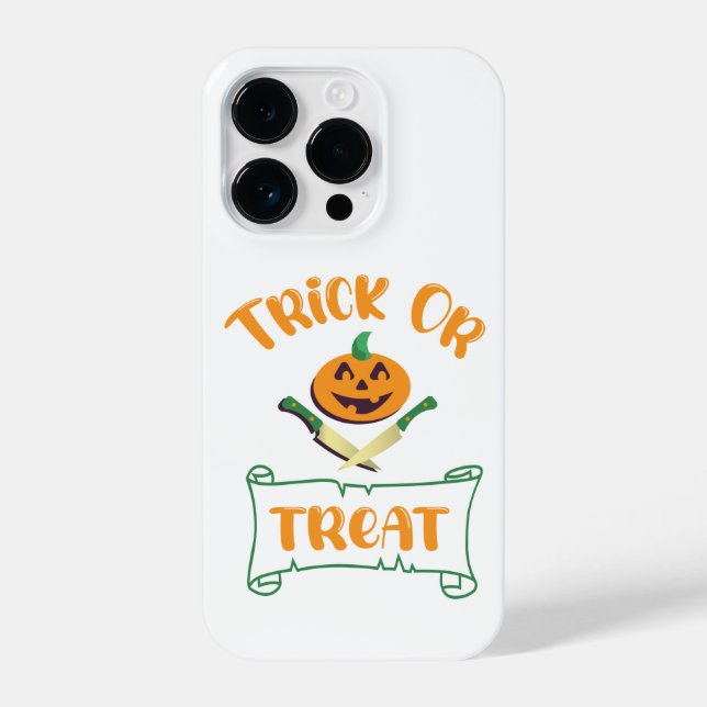 Kürbisgesicht Halloween oder Kreuzknochen probiere iPhone Hülle (Rückseite)
