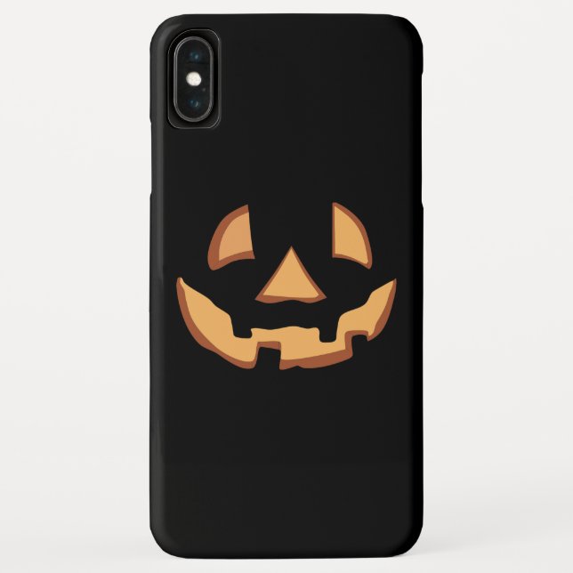 Kürbisgesicht zu Halloween Case-Mate iPhone Hülle (Rückseite)