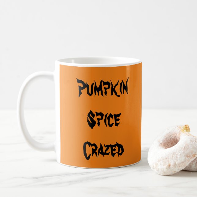 Kürbisgespinst Kaffeetasse (Mit Donut)
