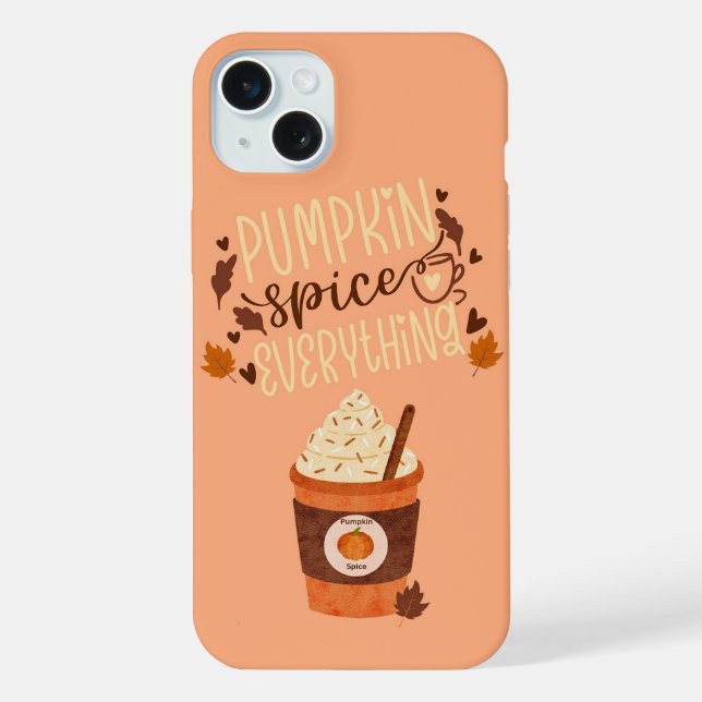 Kürbisgewürz Alles iPhone Hülle (Rückseite)