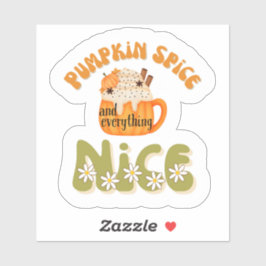 Kürbisgewürz & Alles Nizza Aufkleber