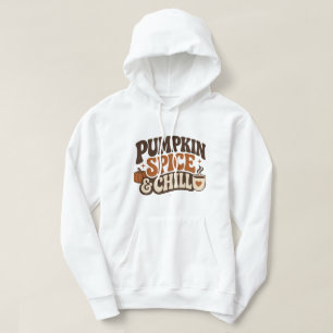 Kürbisgewürz & Chill Cozy Herbst-Kaffee-Design Hoodie