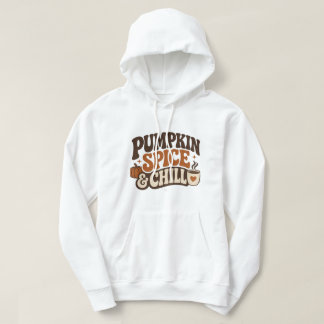 Kürbisgewürz & Chill Cozy Herbst-Kaffee-Design Hoodie