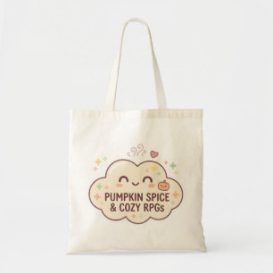 Kürbisgewürz & Cozy RPGs Canvas-Tasche Tragetasche
