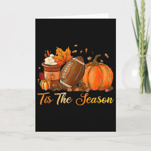 Kürbisgewürz Fußll Es Ist Die Saison Herbst Thanks Karte