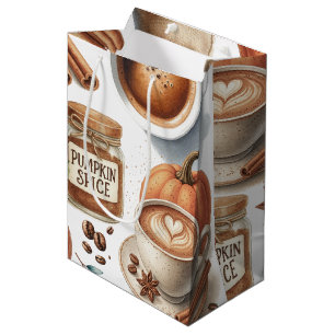 Kürbisgewürz Geschenktasche Medium Mittlere Geschenktüte