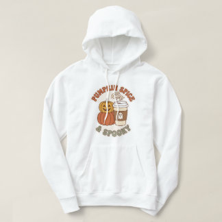 Kürbisgewürz & Gruselig Süßes Halloween-Kaffeedesi Hoodie