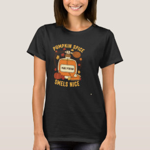Kürbisgewürz Herbstduft Lustiger Herbst Perfume T-Shirt