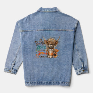 Kürbisgewürz... Jeansjacke