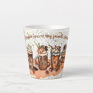 Kürbisgewürz Kaffee Milchtasse